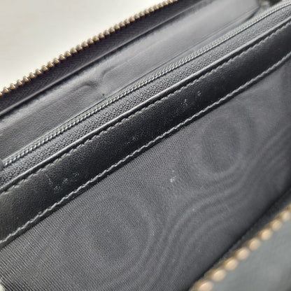 【中古品】【メンズ/レディース】 GUCCI グッチ 443123 GGマーモント ジップアラウンドウォレット 長財布 181-260618-as-03-izu カラー：ブラック 万代Net店