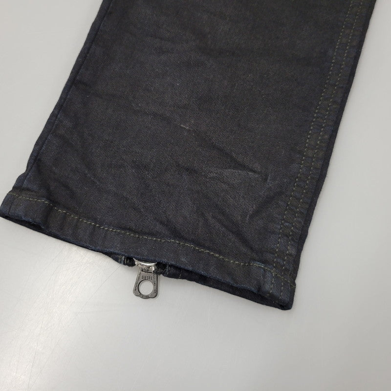 【中古品】【メンズ】 DIESEL ディーゼル REBOOT-B-THAVAR-NE-B THAVAR REBOOT SKINNY DENIM PANTS スキニー デニム パンツ ボトムス 152-260617-kh-18-izu サイズ：32 カラー：ブラック 万代Net店