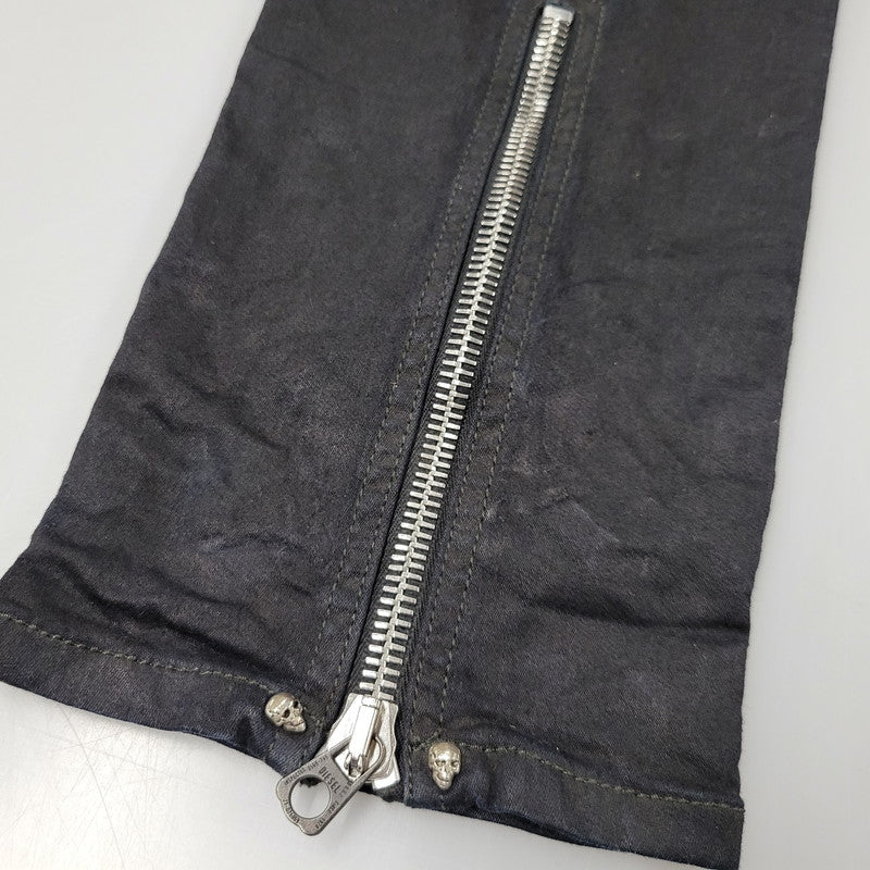 【中古品】【メンズ】 DIESEL ディーゼル REBOOT-B-THAVAR-NE-B THAVAR REBOOT SKINNY DENIM PANTS スキニー デニム パンツ ボトムス 152-260617-kh-18-izu サイズ：32 カラー：ブラック 万代Net店