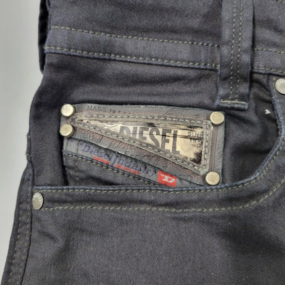 【中古品】【メンズ】 DIESEL ディーゼル REBOOT-B-THAVAR-NE-B THAVAR REBOOT SKINNY DENIM PANTS スキニー デニム パンツ ボトムス 152-260617-kh-18-izu サイズ：32 カラー：ブラック 万代Net店