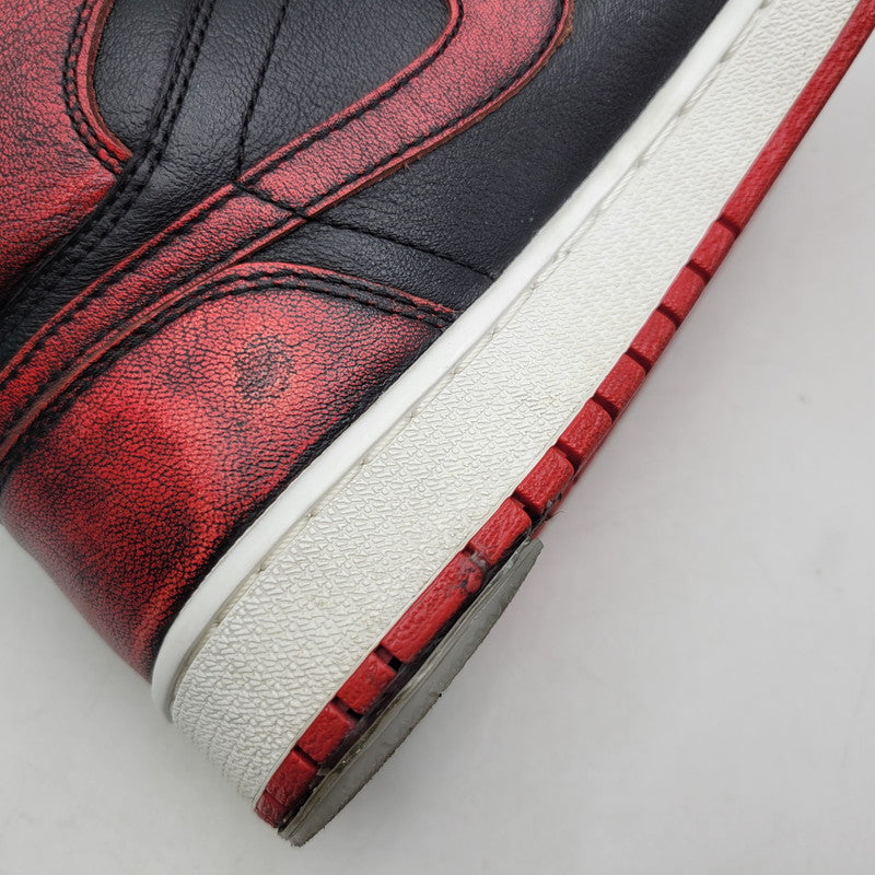 【中古品】【メンズ】 NIKE SB ナイキエスビー JORDAN 1 SB QS 653532-002 ジョーダン1 SB QS スニーカー シューズ 靴 160-260618-as-05-izu サイズ：26.5cm カラー：ブラック×レッド×ブルー 万代Net店