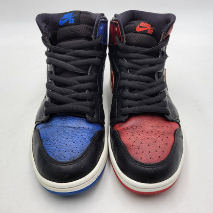 【中古品】【メンズ】 NIKE SB ナイキエスビー JORDAN 1 SB QS 653532-002 ジョーダン1 SB QS スニーカー シューズ 靴 160-260618-as-05-izu サイズ：26.5cm カラー：ブラック×レッド×ブルー 万代Net店