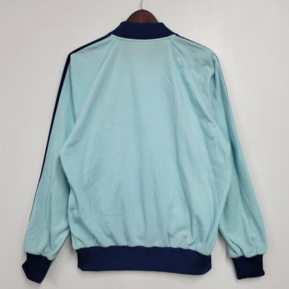【中古品】【メンズ】 OLD ADIDAS オールド アディダス ADA-04F 西ドイツ製 デサント期 ATP TRACK JACKET トラック ジャケット アウター 146-260617-kh-15-izu サイズ：4 カラー：ライトブルー×ブルー 万代Net店