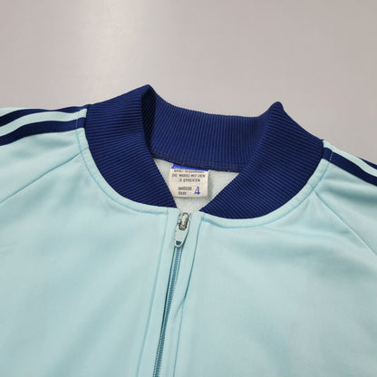 【中古品】【メンズ】 OLD ADIDAS オールド アディダス ADA-04F 西ドイツ製 デサント期 ATP TRACK JACKET トラック ジャケット アウター 146-260617-kh-15-izu サイズ：4 カラー：ライトブルー×ブルー 万代Net店