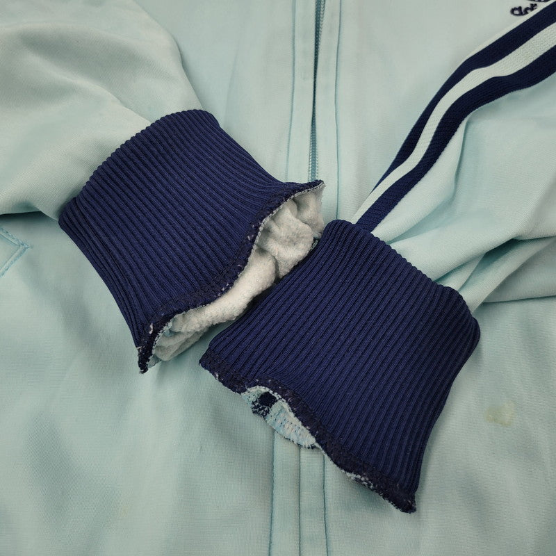 【中古品】【メンズ】 OLD ADIDAS オールド アディダス ADA-04F 西ドイツ製 デサント期 ATP TRACK JACKET トラック ジャケット アウター 146-260617-kh-15-izu サイズ：4 カラー：ライトブルー×ブルー 万代Net店
