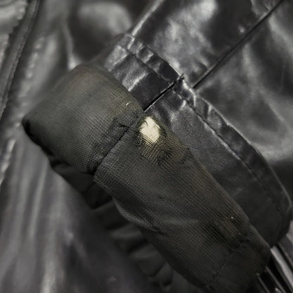 【中古品】【メンズ】 PORSCHE ポルシェ LEATHER JACKET レザージャケット アウター 146-260617-as-01-izu サイズ：L カラー：ブラック 万代Net店