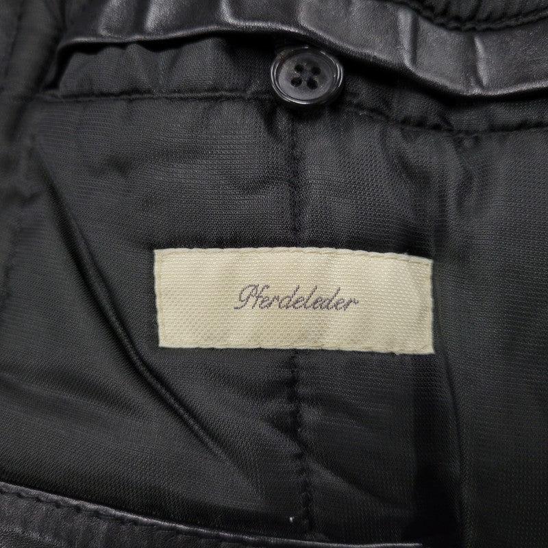 【中古品】【メンズ】 PORSCHE ポルシェ LEATHER JACKET レザージャケット アウター 146-260617-as-01-izu サイズ：L カラー：ブラック 万代Net店