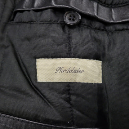 【中古品】【メンズ】 PORSCHE ポルシェ LEATHER JACKET レザージャケット アウター 146-260617-as-01-izu サイズ：L カラー：ブラック 万代Net店