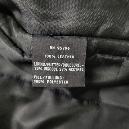 【中古品】【メンズ】 PORSCHE ポルシェ LEATHER JACKET レザージャケット アウター 146-260617-as-01-izu サイズ：L カラー：ブラック 万代Net店
