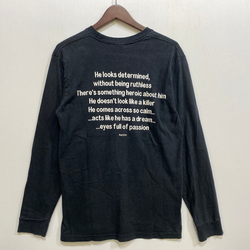 【中古品】【メンズ】 SUPREME シュプリーム THE KILLER LS TEE ザキラー ロングスリーブ Tシャツ トップス 149-260729-kh-09-izu サイズ：S カラー：ブラック 万代Net店