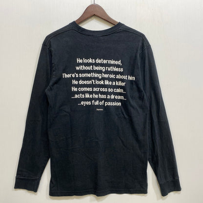 【中古品】【メンズ】 SUPREME シュプリーム THE KILLER LS TEE ザキラー ロングスリーブ Tシャツ トップス 149-260729-kh-09-izu サイズ：S カラー：ブラック 万代Net店