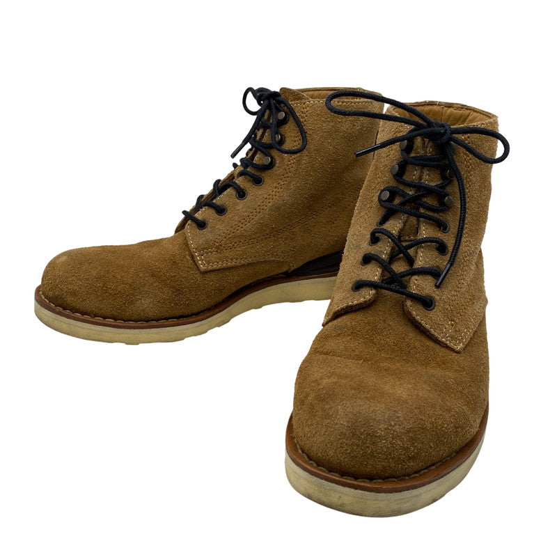 【中古品】【メンズ】 VISVIM ビズビム VIRGIL BUS 09IER BOOTS-FOLK SUEDE ヴァージル ブリゲイディア ブーツ フォーク スウェード シューズ 靴 164-260618-cs-04-izu サイズ：US 09 カラー：ブラウン 万代Net店