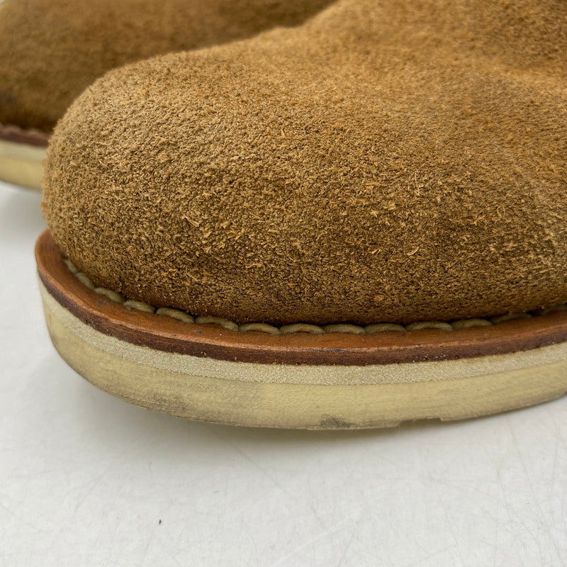 【中古品】【メンズ】 VISVIM ビズビム VIRGIL BUS 09IER BOOTS-FOLK SUEDE ヴァージル ブリゲイディア ブーツ フォーク スウェード シューズ 靴 164-260618-cs-04-izu サイズ：US 09 カラー：ブラウン 万代Net店