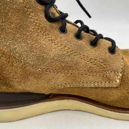 【中古品】【メンズ】 VISVIM ビズビム VIRGIL BUS 09IER BOOTS-FOLK SUEDE ヴァージル ブリゲイディア ブーツ フォーク スウェード シューズ 靴 164-260618-cs-04-izu サイズ：US 09 カラー：ブラウン 万代Net店