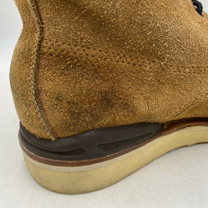 【中古品】【メンズ】 VISVIM ビズビム VIRGIL BUS 09IER BOOTS-FOLK SUEDE ヴァージル ブリゲイディア ブーツ フォーク スウェード シューズ 靴 164-260618-cs-04-izu サイズ：US 09 カラー：ブラウン 万代Net店
