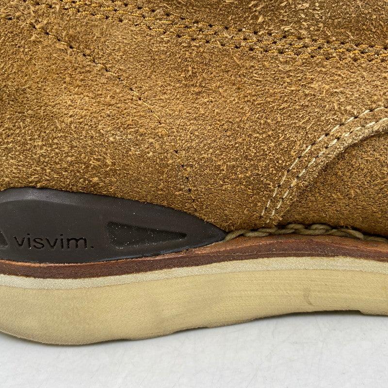 【中古品】【メンズ】 VISVIM ビズビム VIRGIL BUS 09IER BOOTS-FOLK SUEDE ヴァージル ブリゲイディア ブーツ フォーク スウェード シューズ 靴 164-260618-cs-04-izu サイズ：US 09 カラー：ブラウン 万代Net店