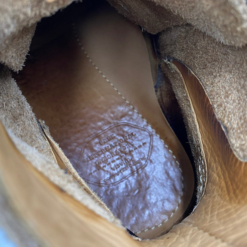 【中古品】【メンズ】 VISVIM ビズビム VIRGIL BUS 09IER BOOTS-FOLK SUEDE ヴァージル ブリゲイディア ブーツ フォーク スウェード シューズ 靴 164-260618-cs-04-izu サイズ：US 09 カラー：ブラウン 万代Net店