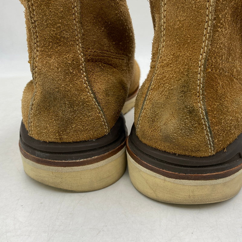 【中古品】【メンズ】 VISVIM ビズビム VIRGIL BUS 09IER BOOTS-FOLK SUEDE ヴァージル ブリゲイディア ブーツ フォーク スウェード シューズ 靴 164-260618-cs-04-izu サイズ：US 09 カラー：ブラウン 万代Net店