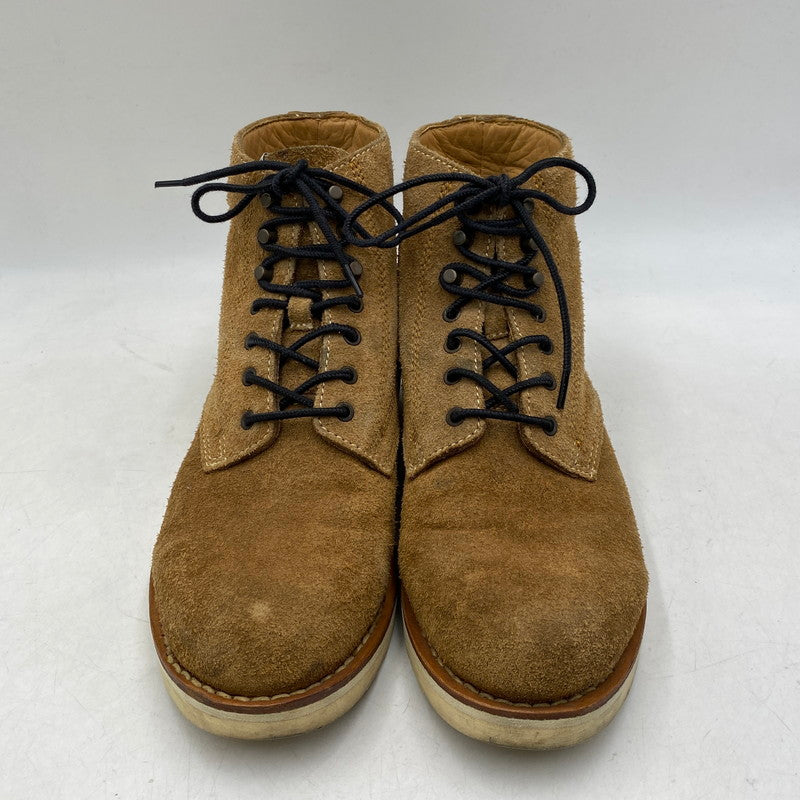 【中古品】【メンズ】 VISVIM ビズビム VIRGIL BUS 09IER BOOTS-FOLK SUEDE ヴァージル ブリゲイディア ブーツ フォーク スウェード シューズ 靴 164-260618-cs-04-izu サイズ：US 09 カラー：ブラウン 万代Net店