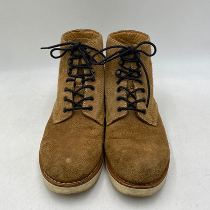 【中古品】【メンズ】 VISVIM ビズビム VIRGIL BUS 09IER BOOTS-FOLK SUEDE ヴァージル ブリゲイディア ブーツ フォーク スウェード シューズ 靴 164-260618-cs-04-izu サイズ：US 09 カラー：ブラウン 万代Net店