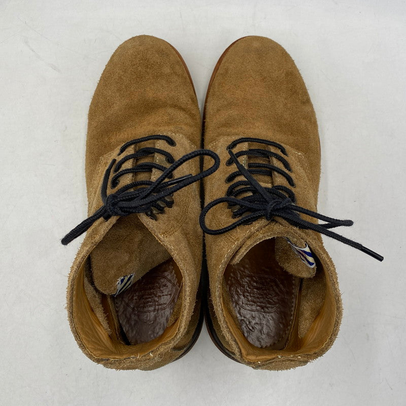 【中古品】【メンズ】 VISVIM ビズビム VIRGIL BUS 09IER BOOTS-FOLK SUEDE ヴァージル ブリゲイディア ブーツ フォーク スウェード シューズ 靴 164-260618-cs-04-izu サイズ：US 09 カラー：ブラウン 万代Net店