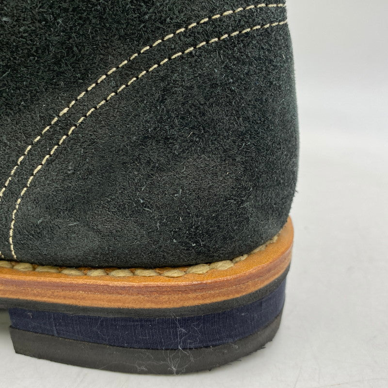 【中古品】【メンズ】 VISVIM ビズビム VIRGIL BRIGADIER BOOTS-FOLK SUEDE ヴァージル ブリゲイディア ブーツ フォーク スウェード シューズ 靴 164-260618-cs-03-izu サイズ：US 09 カラー：ブラック 万代Net店