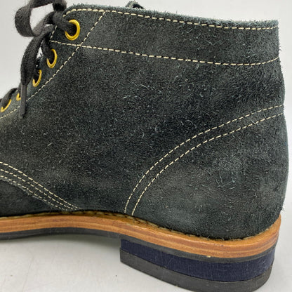 【中古品】【メンズ】 VISVIM ビズビム VIRGIL BRIGADIER BOOTS-FOLK SUEDE ヴァージル ブリゲイディア ブーツ フォーク スウェード シューズ 靴 164-260618-cs-03-izu サイズ：US 09 カラー：ブラック 万代Net店