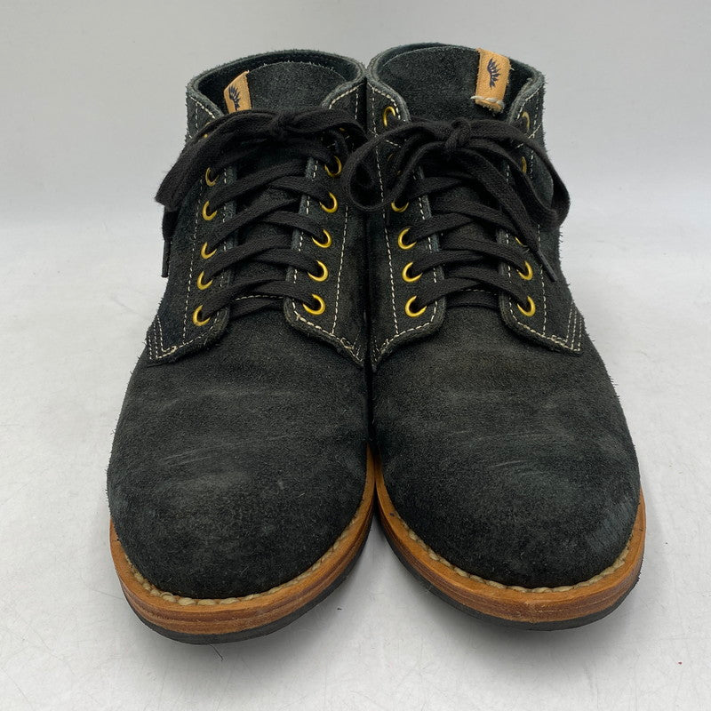 【中古品】【メンズ】 VISVIM ビズビム VIRGIL BRIGADIER BOOTS-FOLK SUEDE ヴァージル ブリゲイディア ブーツ フォーク スウェード シューズ 靴 164-260618-cs-03-izu サイズ：US 09 カラー：ブラック 万代Net店