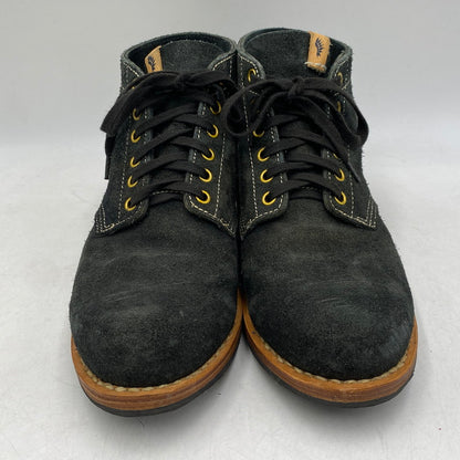 【中古品】【メンズ】 VISVIM ビズビム VIRGIL BRIGADIER BOOTS-FOLK SUEDE ヴァージル ブリゲイディア ブーツ フォーク スウェード シューズ 靴 164-260618-cs-03-izu サイズ：US 09 カラー：ブラック 万代Net店