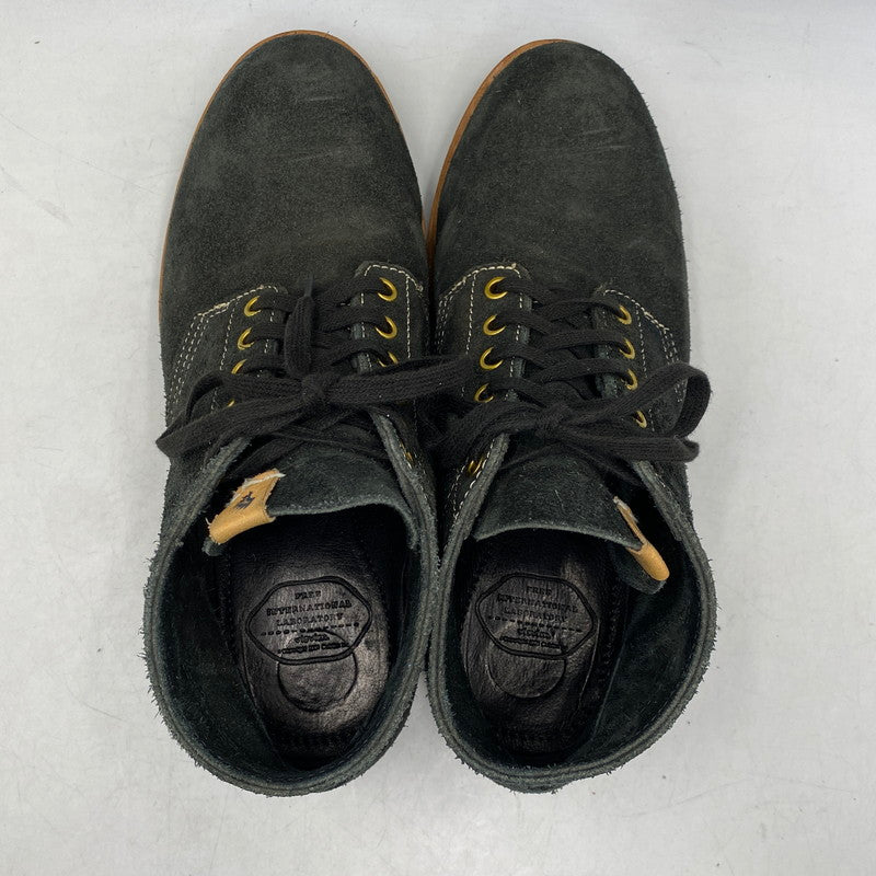 【中古品】【メンズ】 VISVIM ビズビム VIRGIL BRIGADIER BOOTS-FOLK SUEDE ヴァージル ブリゲイディア ブーツ フォーク スウェード シューズ 靴 164-260618-cs-03-izu サイズ：US 09 カラー：ブラック 万代Net店