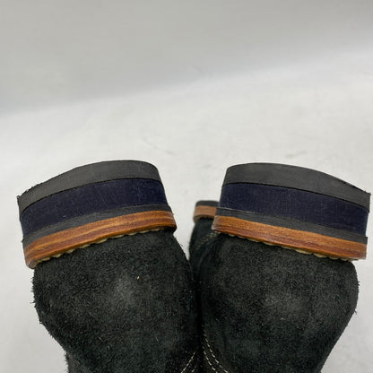 【中古品】【メンズ】 VISVIM ビズビム VIRGIL BRIGADIER BOOTS-FOLK SUEDE ヴァージル ブリゲイディア ブーツ フォーク スウェード シューズ 靴 164-260618-cs-03-izu サイズ：US 09 カラー：ブラック 万代Net店