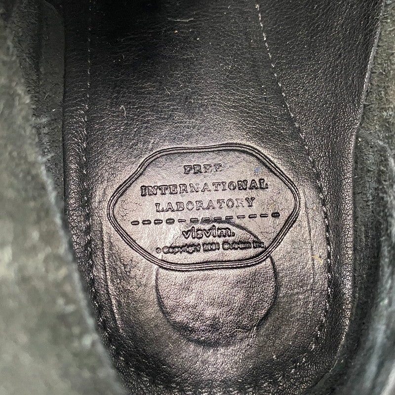 【中古品】【メンズ】 VISVIM ビズビム VIRGIL BRIGADIER BOOTS-FOLK SUEDE ヴァージル ブリゲイディア ブーツ フォーク スウェード シューズ 靴 164-260618-cs-03-izu サイズ：US 09 カラー：ブラック 万代Net店