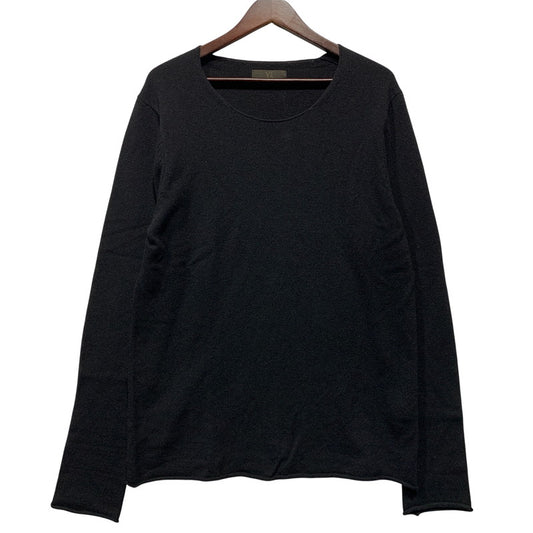 【中古品】【メンズ】 Y's for men ワイズ フォー メン CREW NECK KNIT MB-K04-168 クルーネック ニット 長袖 140-260629-as-17-izu サイズ：3 カラー：ブラック 万代Net店