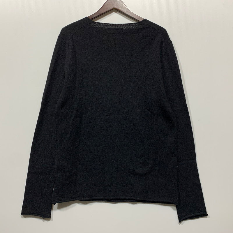 【中古品】【メンズ】 Y's for men ワイズ フォー メン CREW NECK KNIT MB-K04-168 クルーネック ニット 長袖 140-260629-as-17-izu サイズ：3 カラー：ブラック 万代Net店