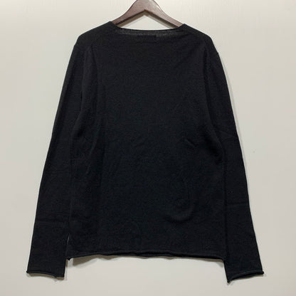 【中古品】【メンズ】 Y's for men ワイズ フォー メン CREW NECK KNIT MB-K04-168 クルーネック ニット 長袖 140-260629-as-17-izu サイズ：3 カラー：ブラック 万代Net店