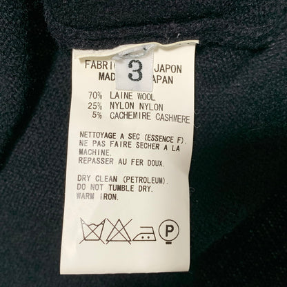 【中古品】【メンズ】 Y's for men ワイズ フォー メン CREW NECK KNIT MB-K04-168 クルーネック ニット 長袖 140-260629-as-17-izu サイズ：3 カラー：ブラック 万代Net店