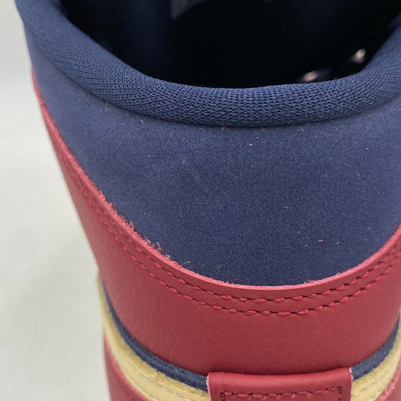【中古美品】【メンズ】 NIKE ナイキ IO7449-600 AIR JORDAN 1 MID エア ジョーダン ワン ミッド スニーカー シューズ 靴 160-260618-cs-01-izu サイズ：26.5 カラー：TEAM RED/PALE VANILLA-OBSIDIAN 万代Net店