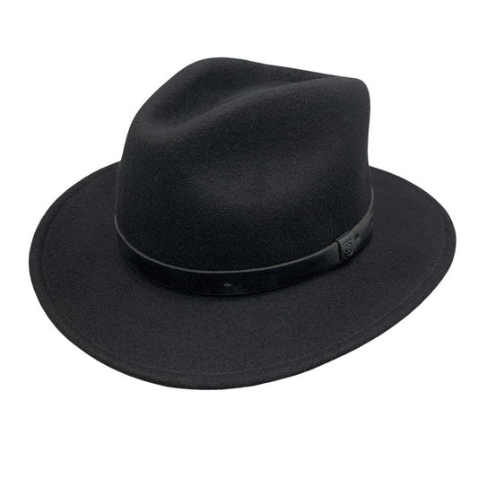 【中古品】【メンズ】 BRIXTON ブリクストン FEDORA HAT フェドラ ハット 帽子 185-260627-cs-16-izu サイズ：L カラー：ブラック 万代Net店