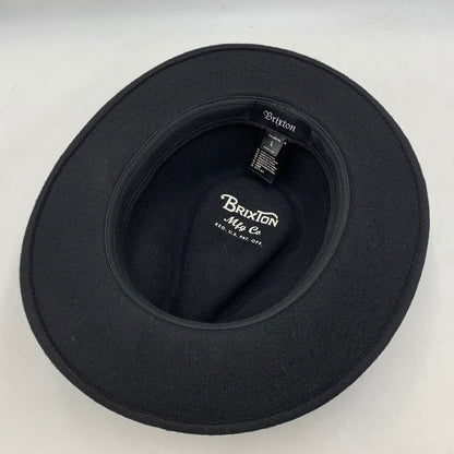 【中古品】【メンズ】 BRIXTON ブリクストン FEDORA HAT フェドラ ハット 帽子 185-260627-cs-16-izu サイズ：L カラー：ブラック 万代Net店
