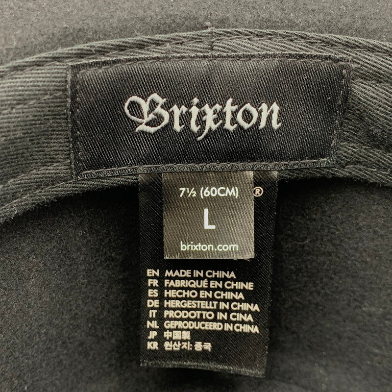 【中古品】【メンズ】 BRIXTON ブリクストン FEDORA HAT フェドラ ハット 帽子 185-260627-cs-16-izu サイズ：L カラー：ブラック 万代Net店