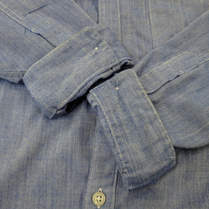 【中古品】【メンズ】 WTAPS ダブルタップス 111GWDT-SHM04 WHO DARES WINS SPREAD LS SHIRT ロングスリーブ シャツ トップス 長袖 142-260710-cs-14-izu サイズ：XL カラー：ブルー 万代Net店