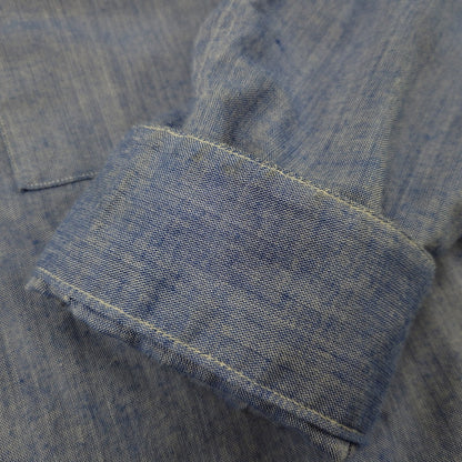 【中古品】【メンズ】 WTAPS ダブルタップス 111GWDT-SHM04 WHO DARES WINS SPREAD LS SHIRT ロングスリーブ シャツ トップス 長袖 142-260710-cs-14-izu サイズ：XL カラー：ブルー 万代Net店