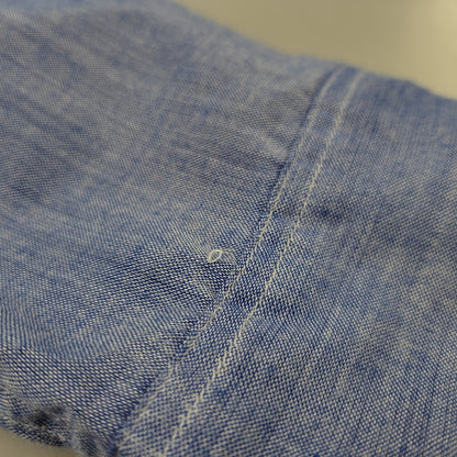 【中古品】【メンズ】 WTAPS ダブルタップス 111GWDT-SHM04 WHO DARES WINS SPREAD LS SHIRT ロングスリーブ シャツ トップス 長袖 142-260710-cs-14-izu サイズ：XL カラー：ブルー 万代Net店