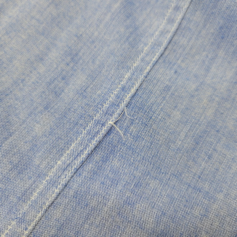 【中古品】【メンズ】 WTAPS ダブルタップス 111GWDT-SHM04 WHO DARES WINS SPREAD LS SHIRT ロングスリーブ シャツ トップス 長袖 142-260710-cs-14-izu サイズ：XL カラー：ブルー 万代Net店