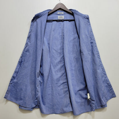 【中古品】【メンズ】 WTAPS ダブルタップス 111GWDT-SHM04 WHO DARES WINS SPREAD LS SHIRT ロングスリーブ シャツ トップス 長袖 142-260710-cs-14-izu サイズ：XL カラー：ブルー 万代Net店