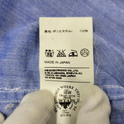 【中古品】【メンズ】 WTAPS ダブルタップス 111GWDT-SHM04 WHO DARES WINS SPREAD LS SHIRT ロングスリーブ シャツ トップス 長袖 142-260710-cs-14-izu サイズ：XL カラー：ブルー 万代Net店