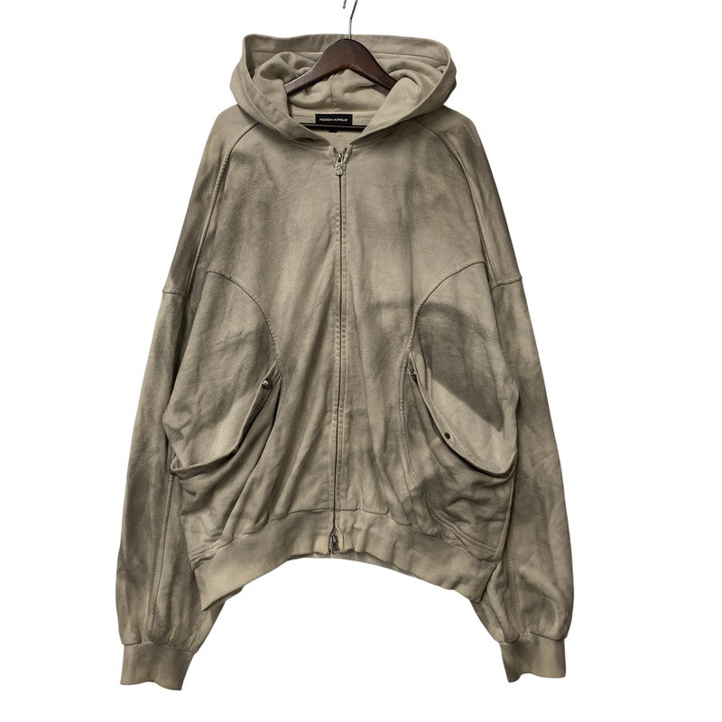 【中古品】【メンズ】 ROSEN KREUZ ローゼンクロイツ 143124 WASHED ZIP UP PARKA ウォッシュド ジップ アップ パーカー トップス 長袖 142-260618-cs-12-izu サイズ：2 カラー：グレー系 万代Net店