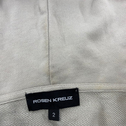 【中古品】【メンズ】 ROSEN KREUZ ローゼンクロイツ 143124 WASHED ZIP UP PARKA ウォッシュド ジップ アップ パーカー トップス 長袖 142-260618-cs-12-izu サイズ：2 カラー：グレー系 万代Net店