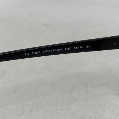 【中古品】【メンズ】 Ray-Ban レイバン BURBANK OPTICS SUNGLASSES RB5383F バーバンク オプティクス サングラス メガネ 眼鏡 203-260628-as-07-izu サイズ：54□19-150 カラー：ブラック 万代Net店