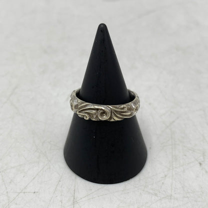 【中古品】【メンズ/レディース】 SAAD サード 925 SILVER ARABESQUE SYNTHETIC RUBY RING シルバー アラベスク シンセティック ルビー リング 指輪 アクセサリー 191-260627-cs-18-izu サイズ：13号 カラー：シルバー 万代Net店
